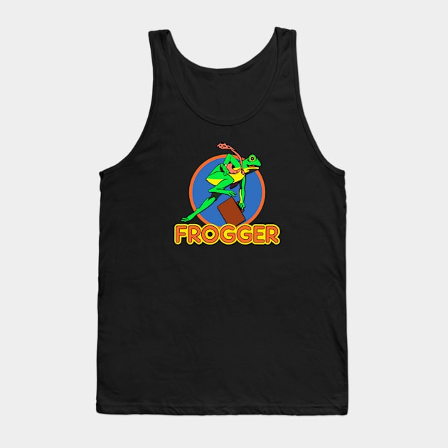 Mod.5 Arcade Frogger Video Game Tank Top by parashop